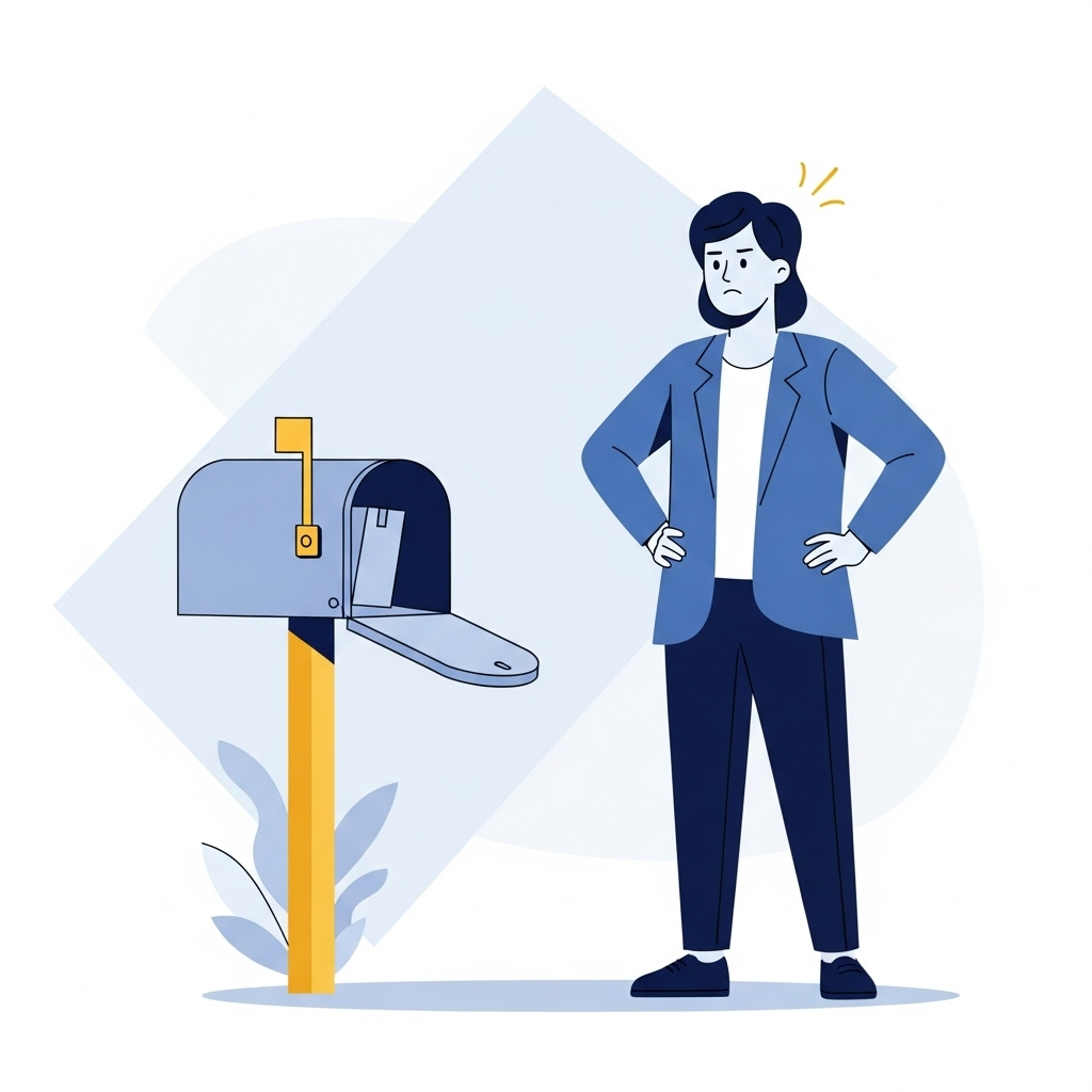 Undelivered goods illustration